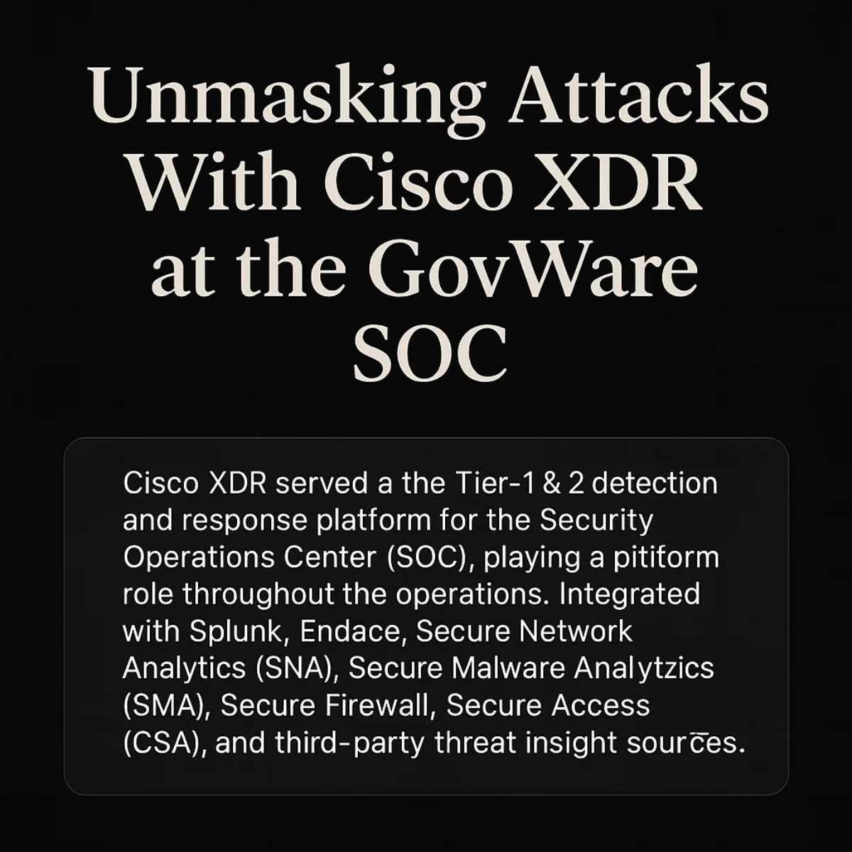 Cisco XDR