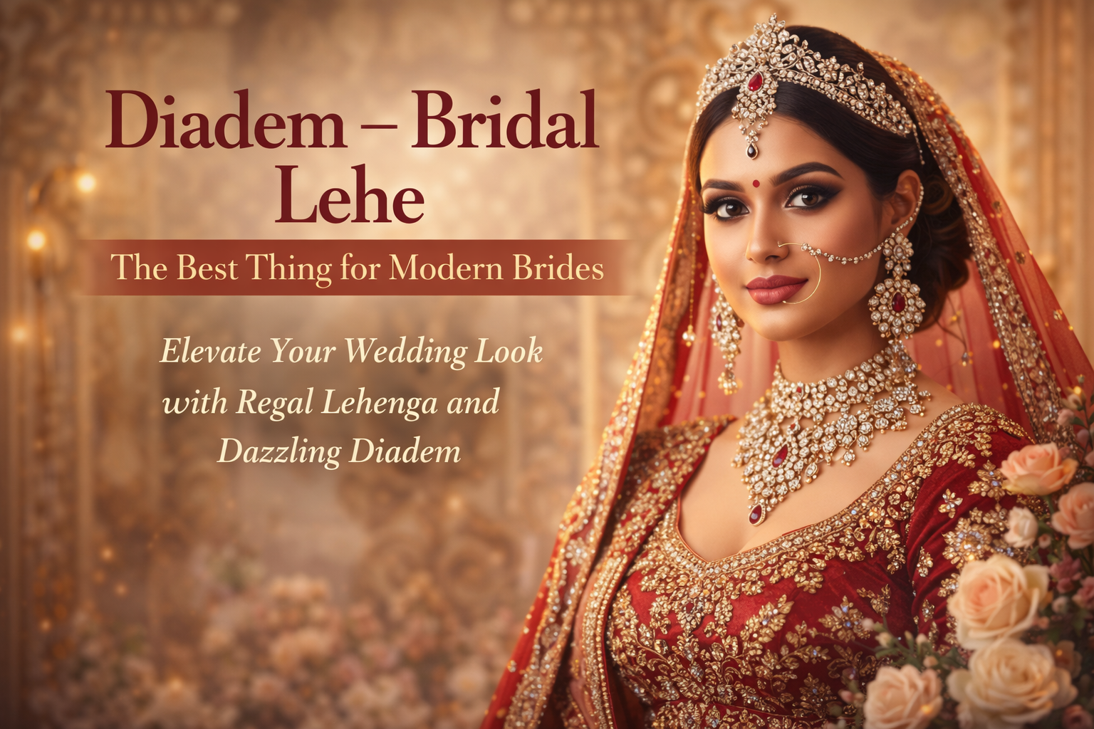 diadem - bridal lehe